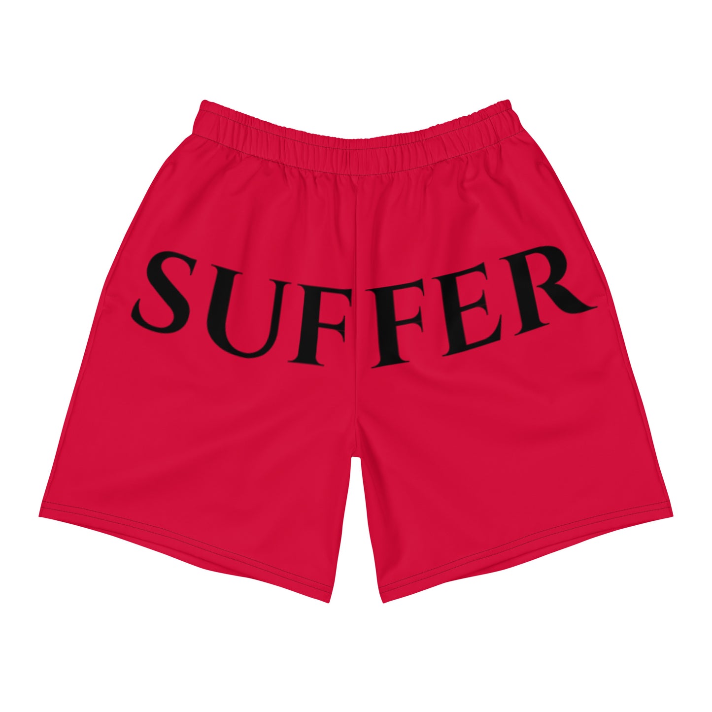 Red/Blk Hip Suffer Athletic Shorts