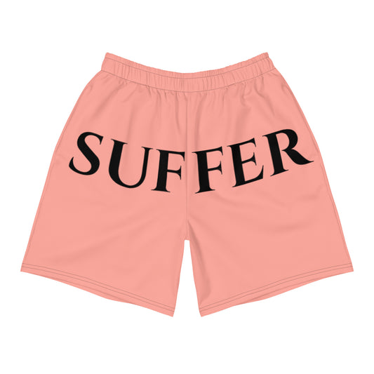 Dusty Rose/Blk Hip Suffer Athletic Shorts