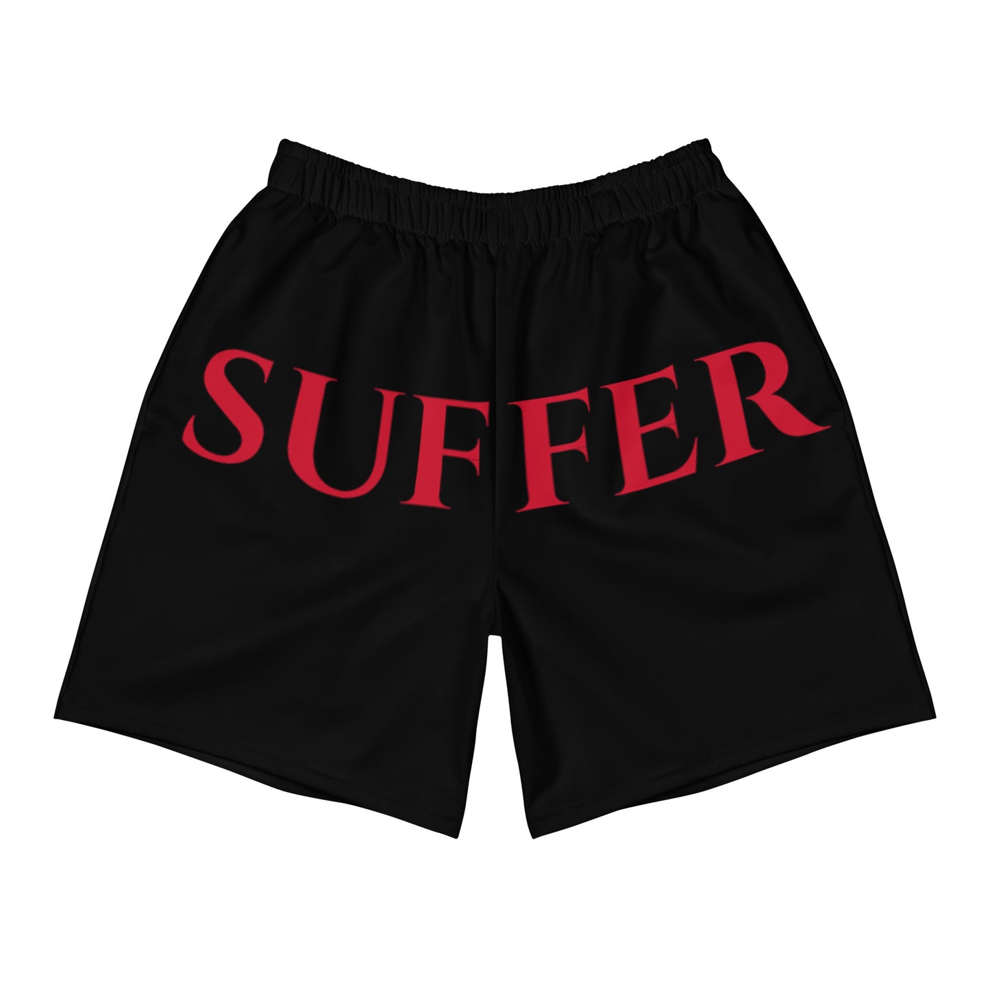 Blk/Red Hip Suffer Athletic Shorts