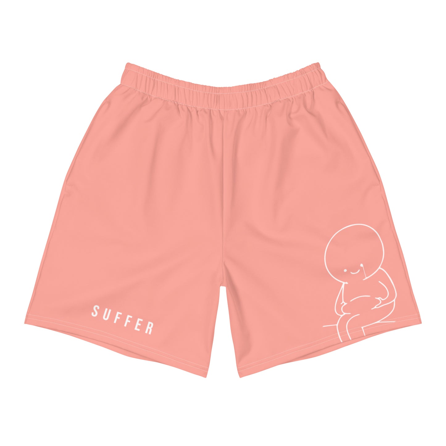 Dusty Rose SUFFER Mascot Athletic Shorts