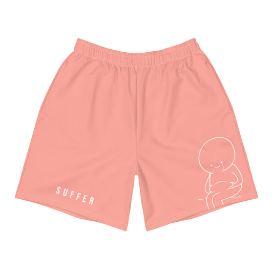 Dusty Rose SUFFER Mascot Athletic Shorts