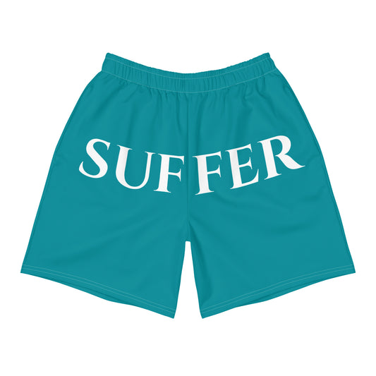 Teal Hip Suffer Athletic Shorts