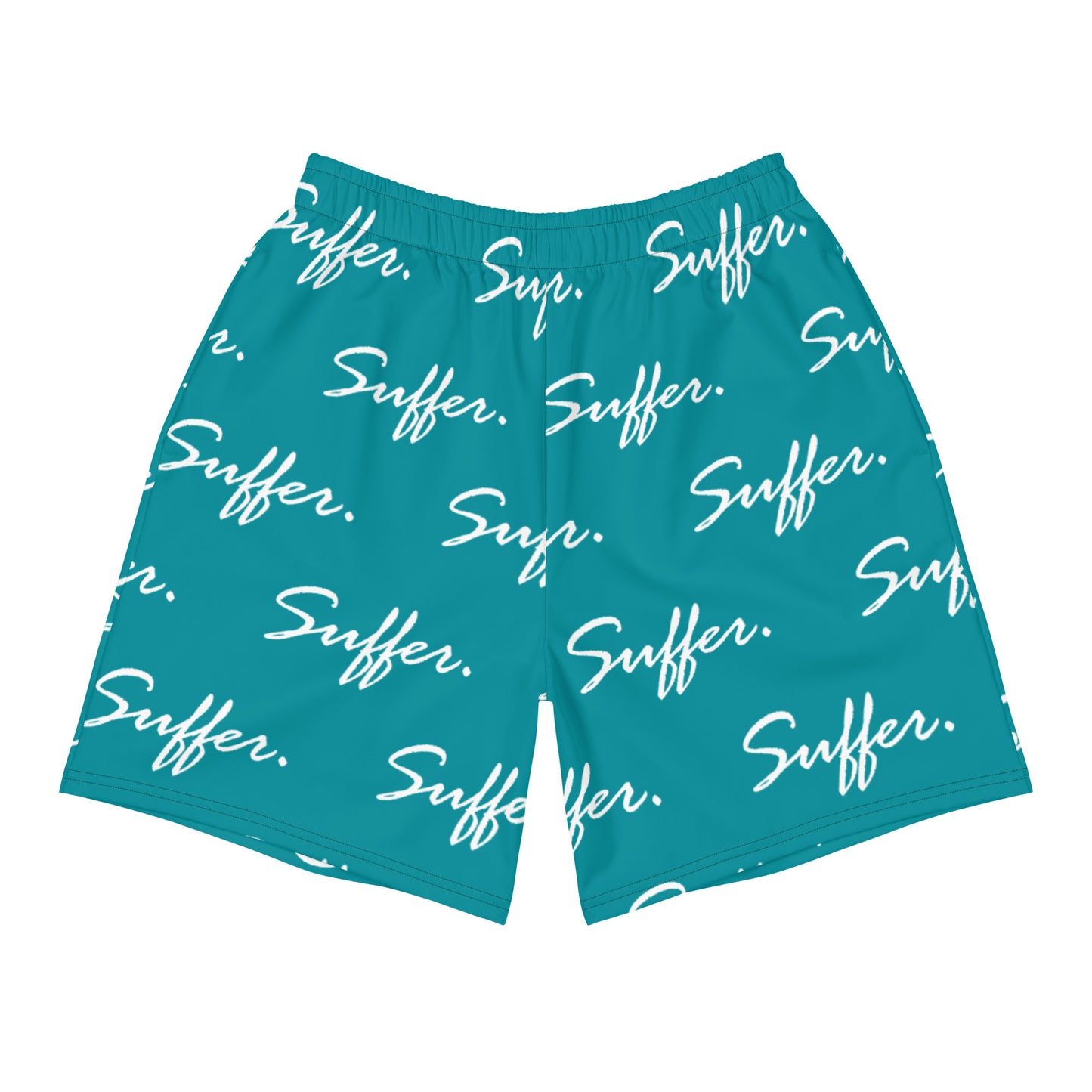 Teal Suffer SigPat Athletic Shorts