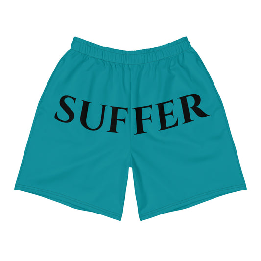 Teal/Blk Hip Suffer Athletic Shorts