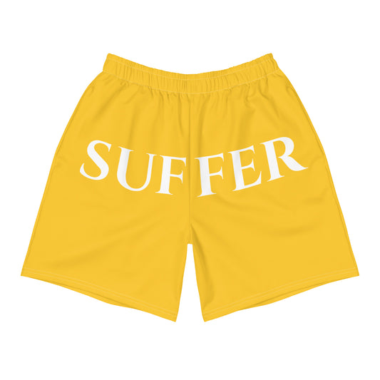 Yellow Hip Suffer Athletic Shorts