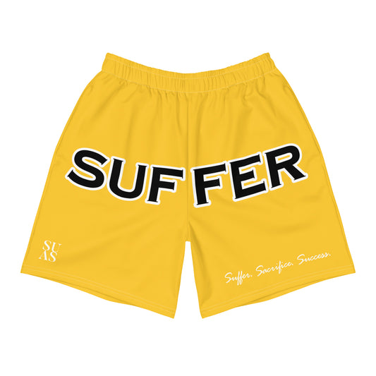 Yellow Suffer SSS Athletic Shorts