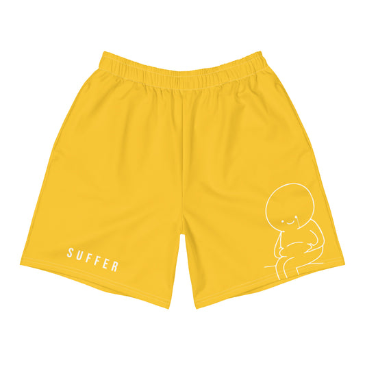 Yellow SUFFER Mascot Athletic Shorts