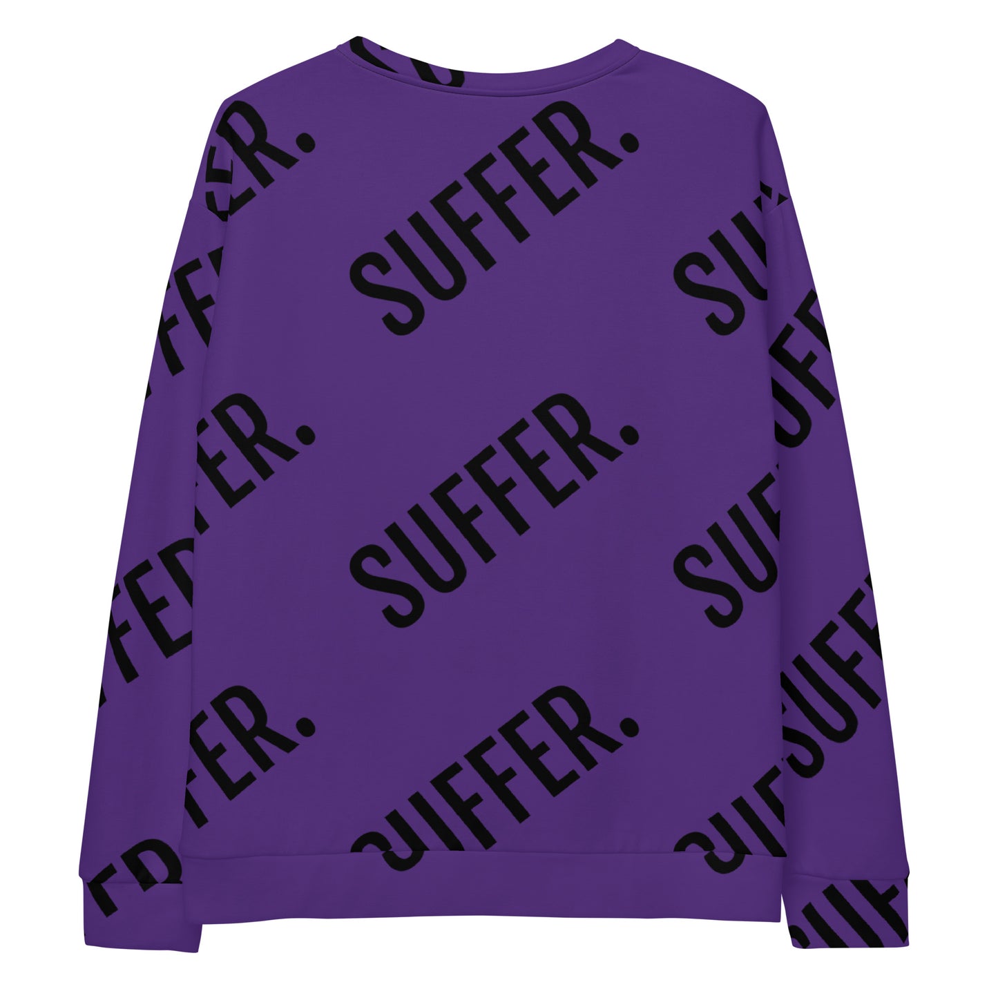 Purple SUFFER Pat Sweatshirt