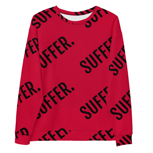 Red SUFFER Pat Sweatshirt