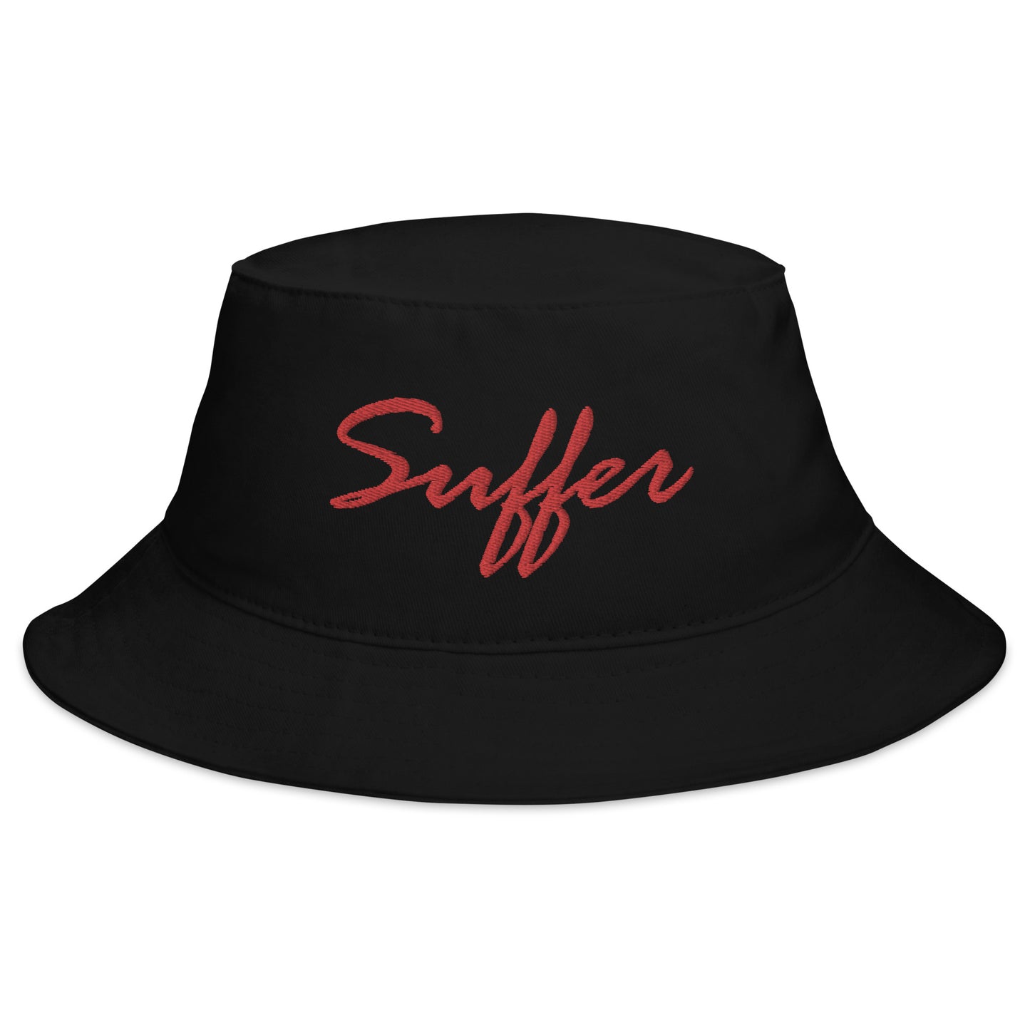 RED Suffer Sig Bucket Hat