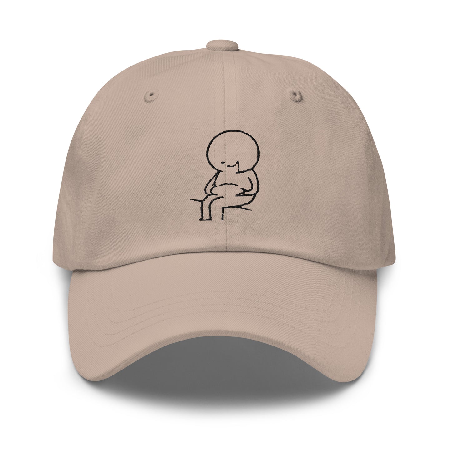 Blk Suffer Mascot Dad Hat