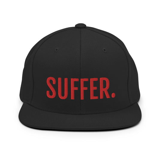 RED SUFFER. Snapback Hat