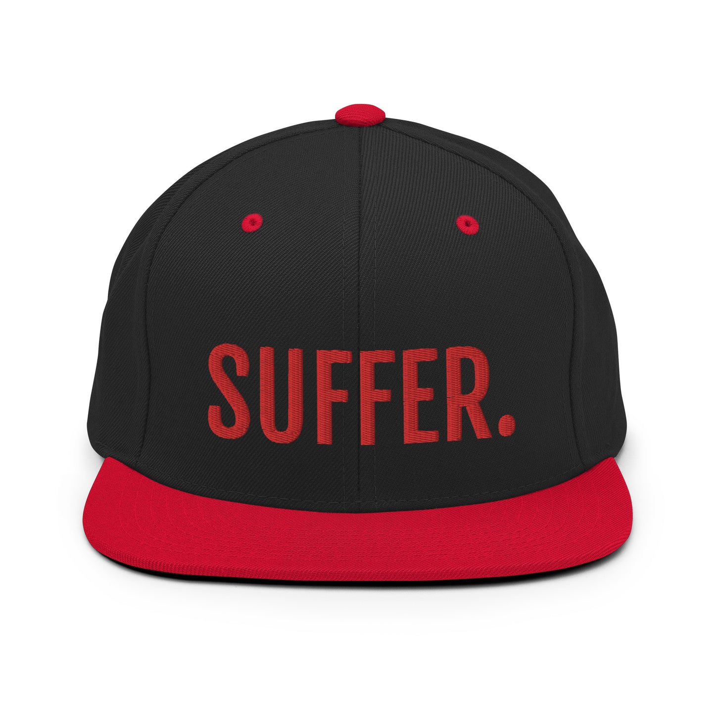 RED SUFFER. Snapback Hat