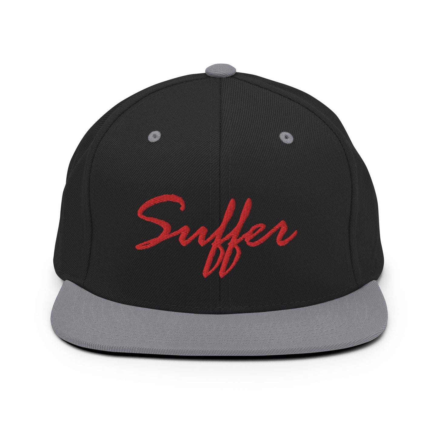 RED Suffer Sig Snapback Hat