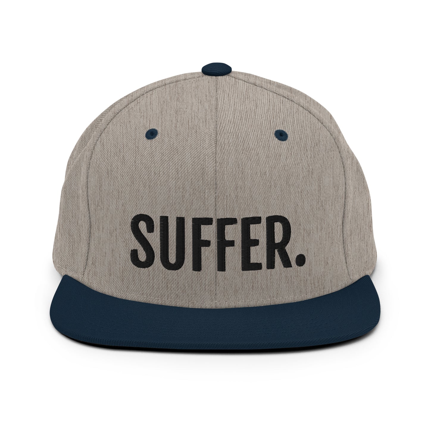 BLK SUFFER. Snapback Hat