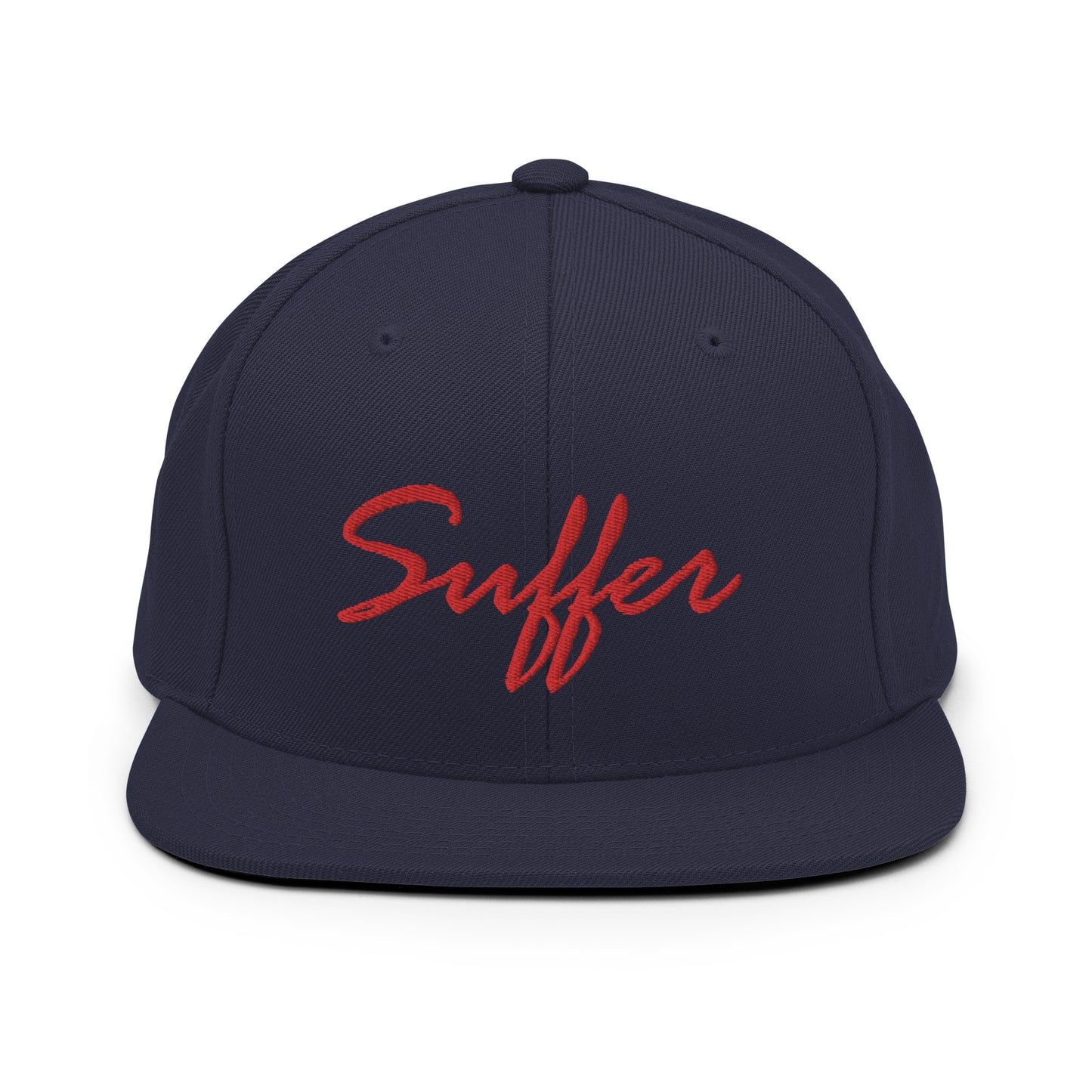RED Suffer Sig Snapback Hat