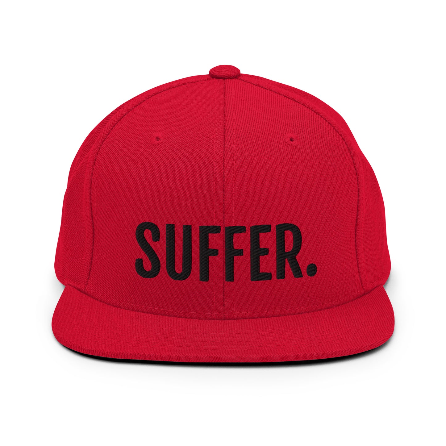 BLK SUFFER. Snapback Hat