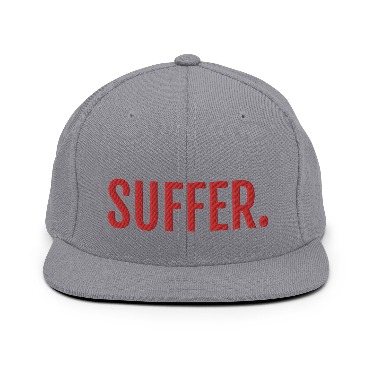 RED SUFFER. Snapback Hat