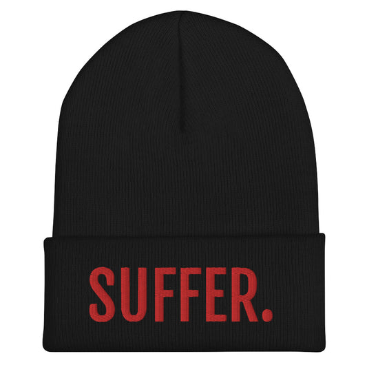 RED SUFFER. Cuffed Beanie