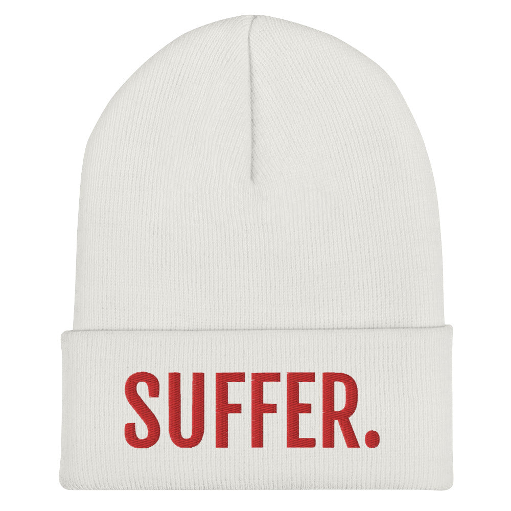 RED SUFFER. Cuffed Beanie