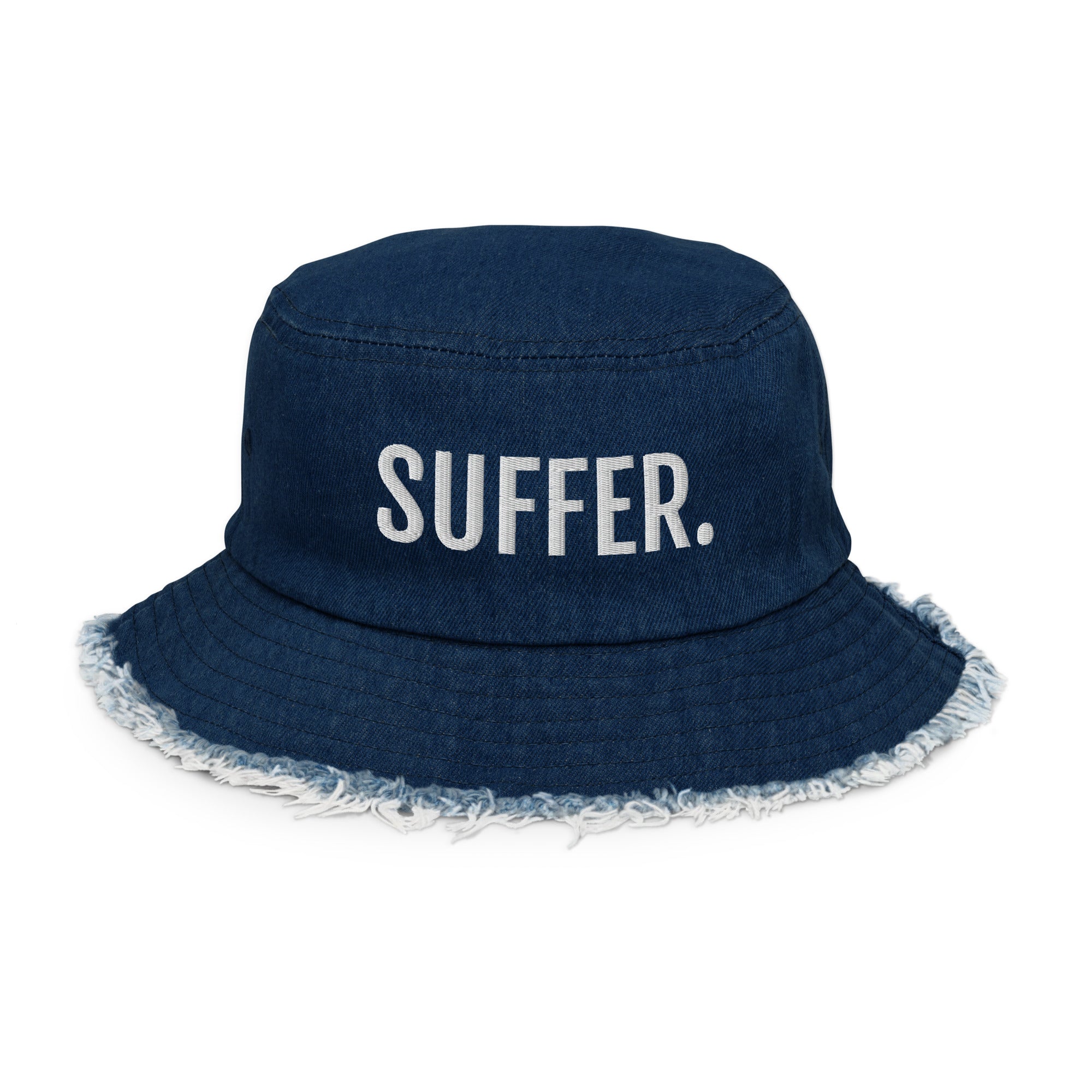 Tulane Distressed Denim Bucket Hat – lojobands