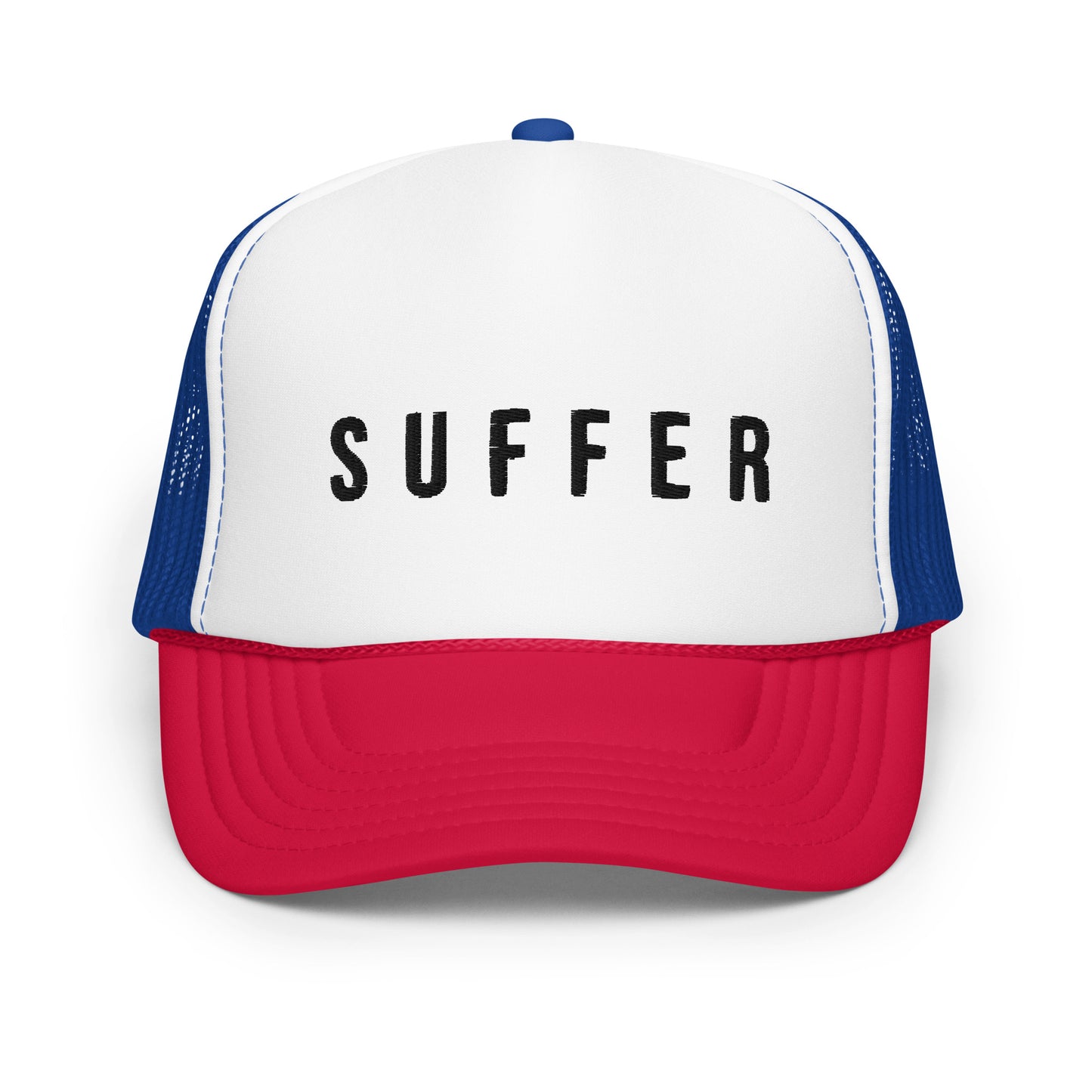 S U F F E R Blk Foam Trucker Hat