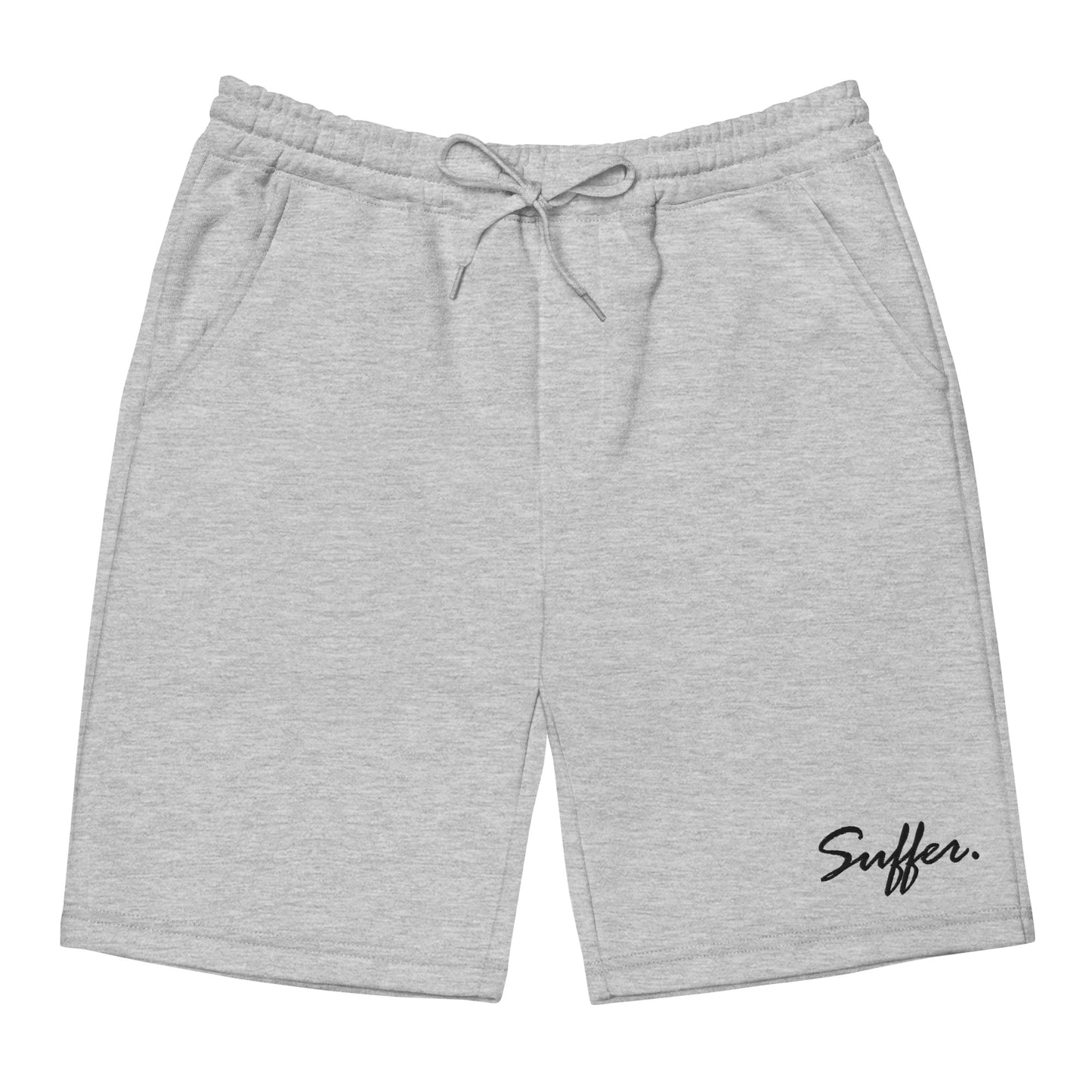 Blk Suffer Signature Embroidered Fleece Shorts