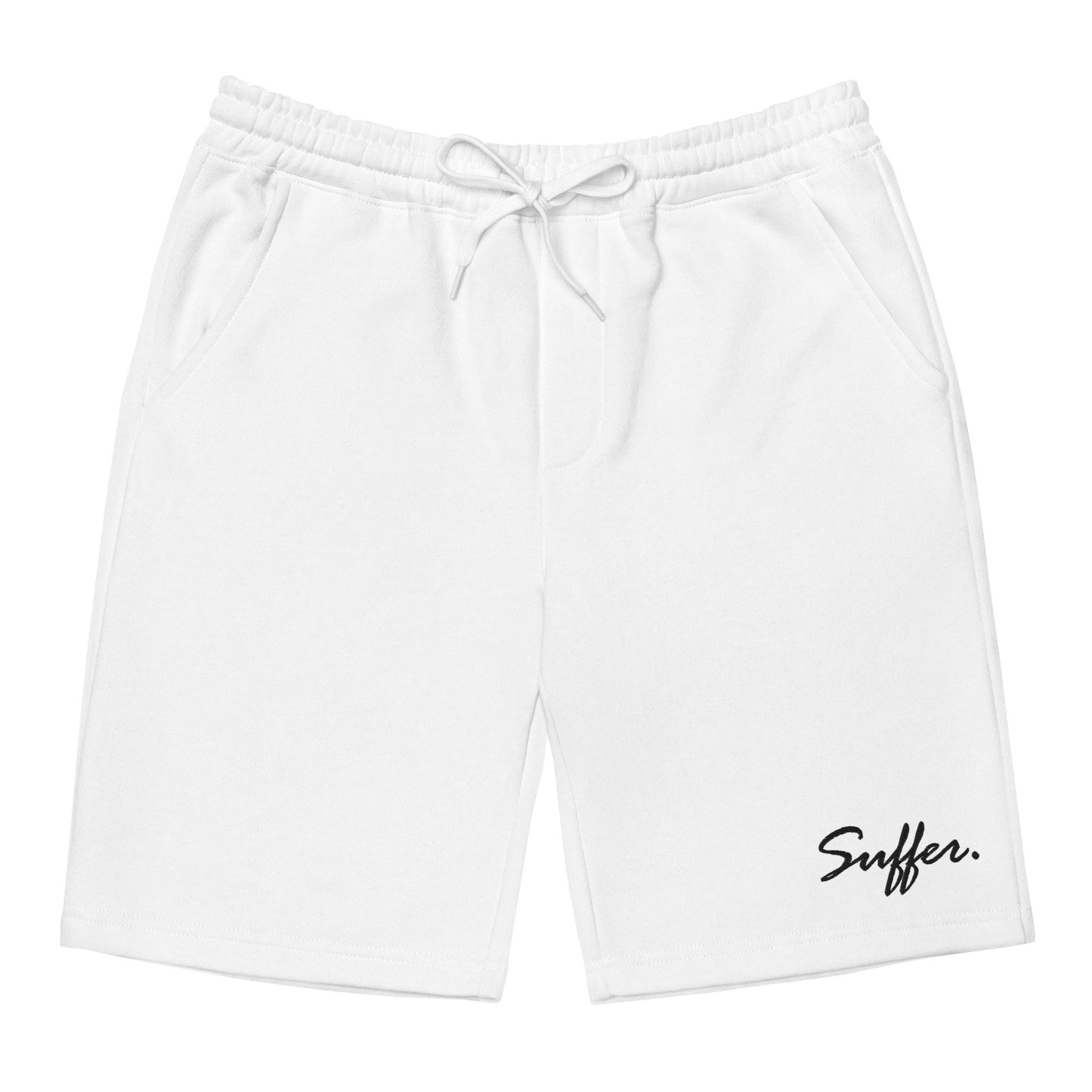 Blk Suffer Signature Embroidered Fleece Shorts