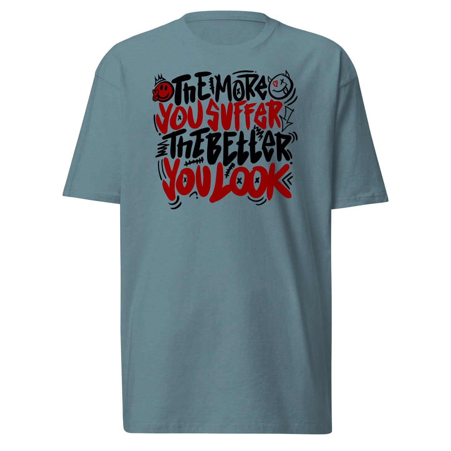 Red Just Suffer II Premium Tee