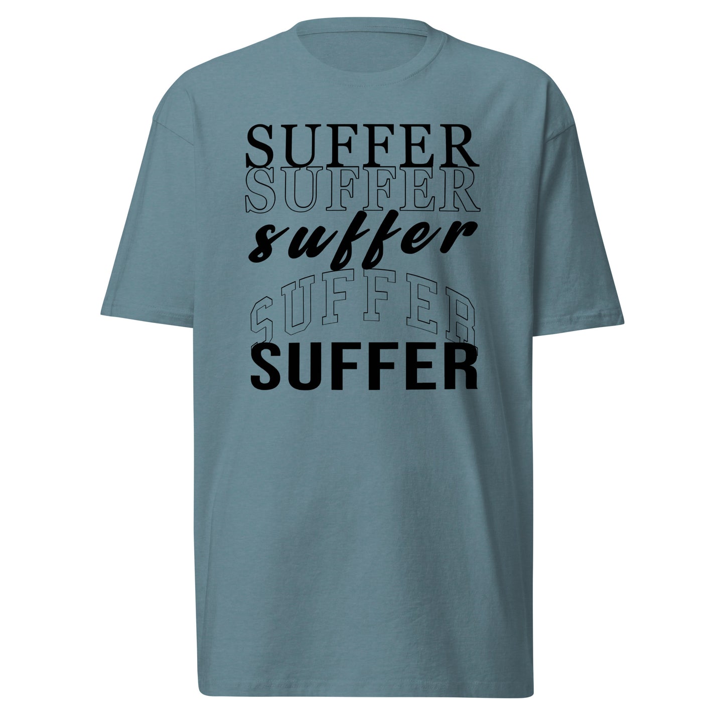 Blk Suffer Stack 1 Premium Tee