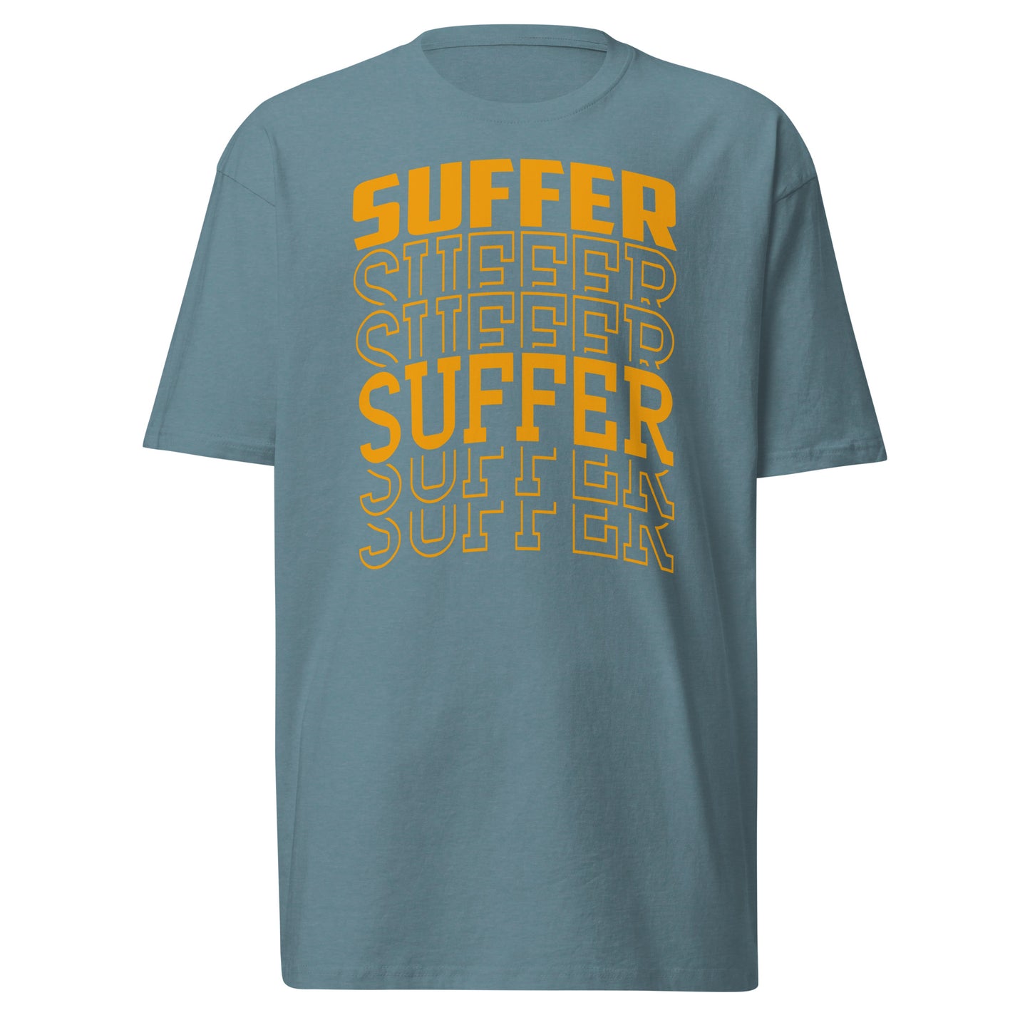 Yellow Suffer Stack Premium Tee