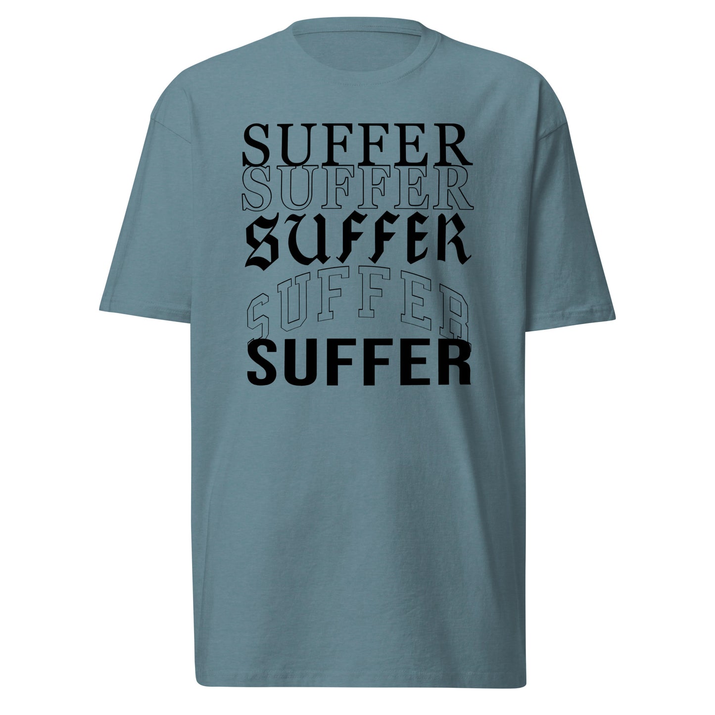 Blk Suffer Stack 4 Premium Tee