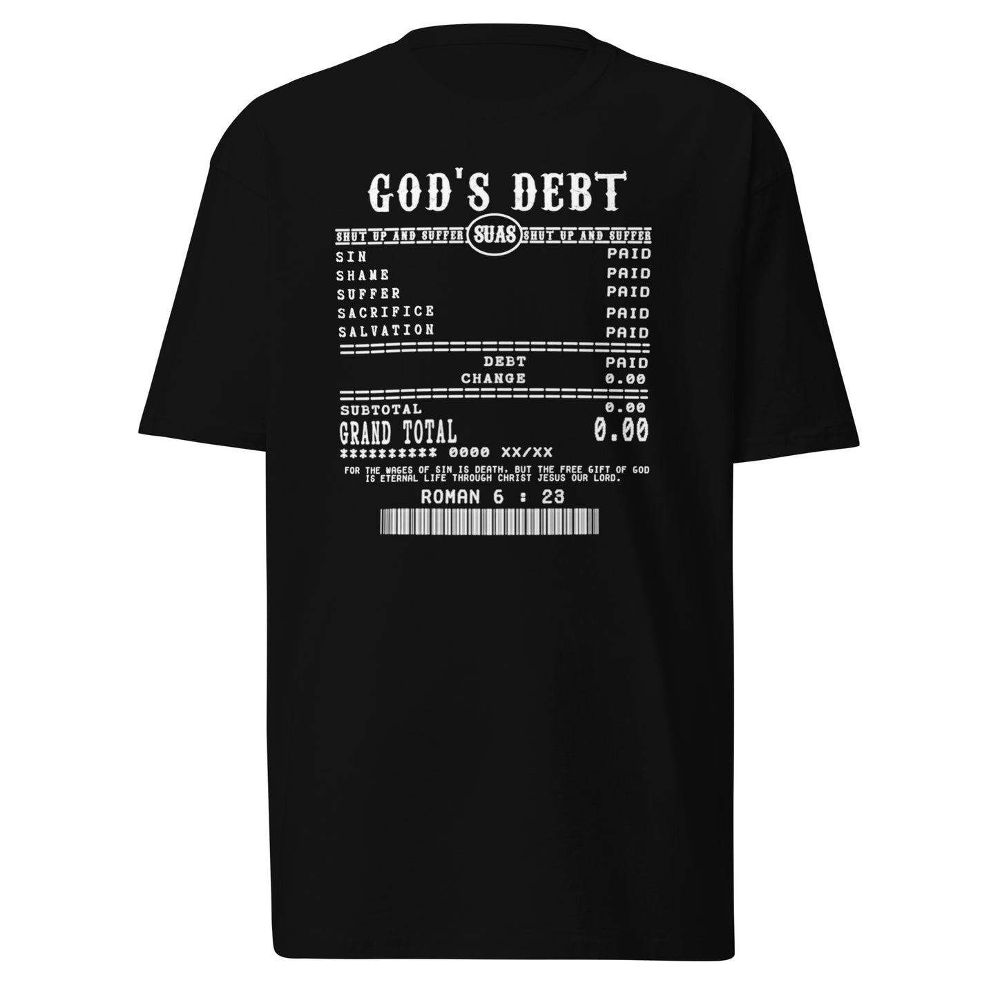 God's Debt Premium Tee