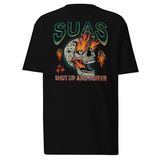 SUAS Fire Skull Premium Tee