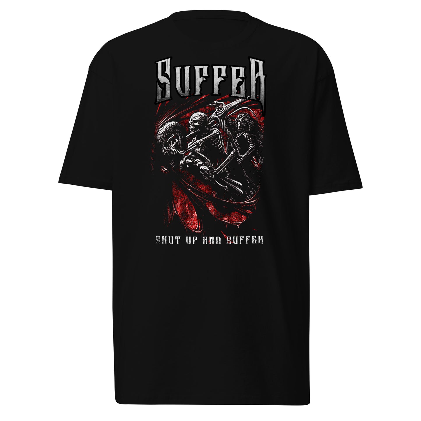 Red Suffer Grim Bike Premium Tee