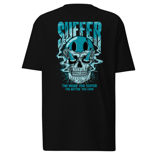 Teal Suffer 2Face Premium Tee