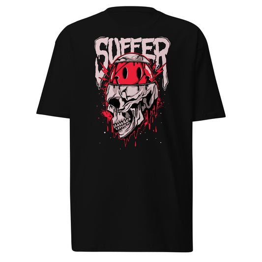 Red Suffer Cap Premium Tee