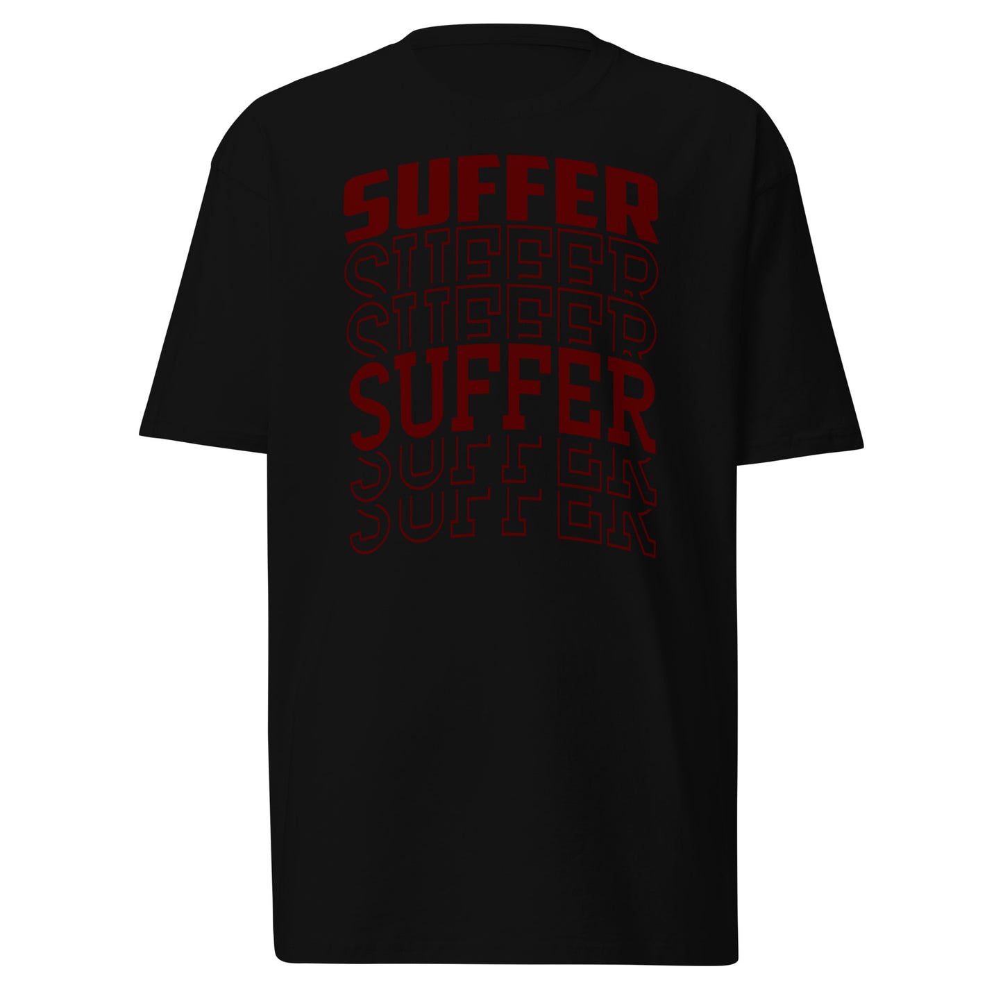 Red Suffer Stack Premium Tee