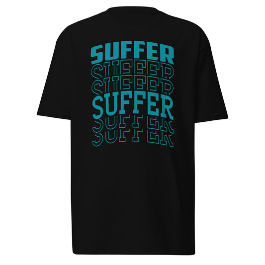 Teal Suffer Stack Premium Tee