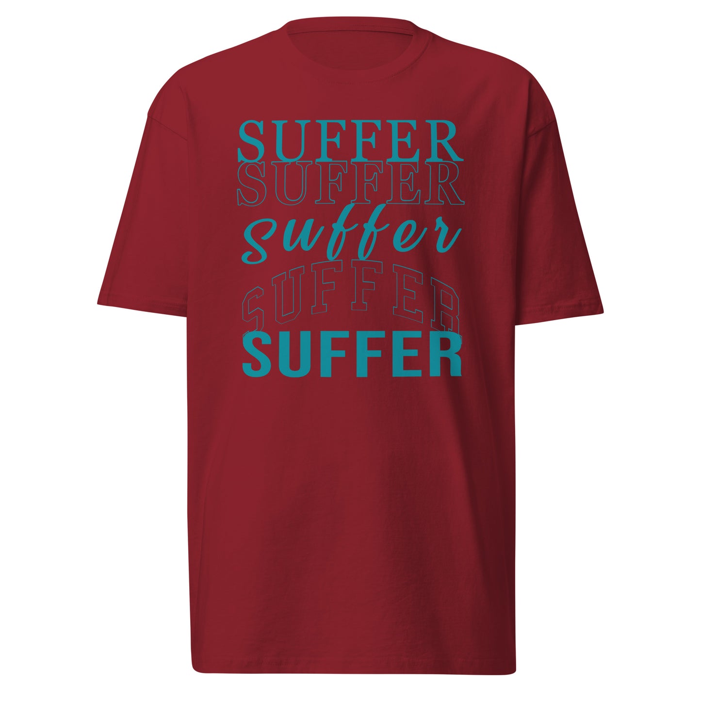 Teal Suffer Stack 6 Premium Tee