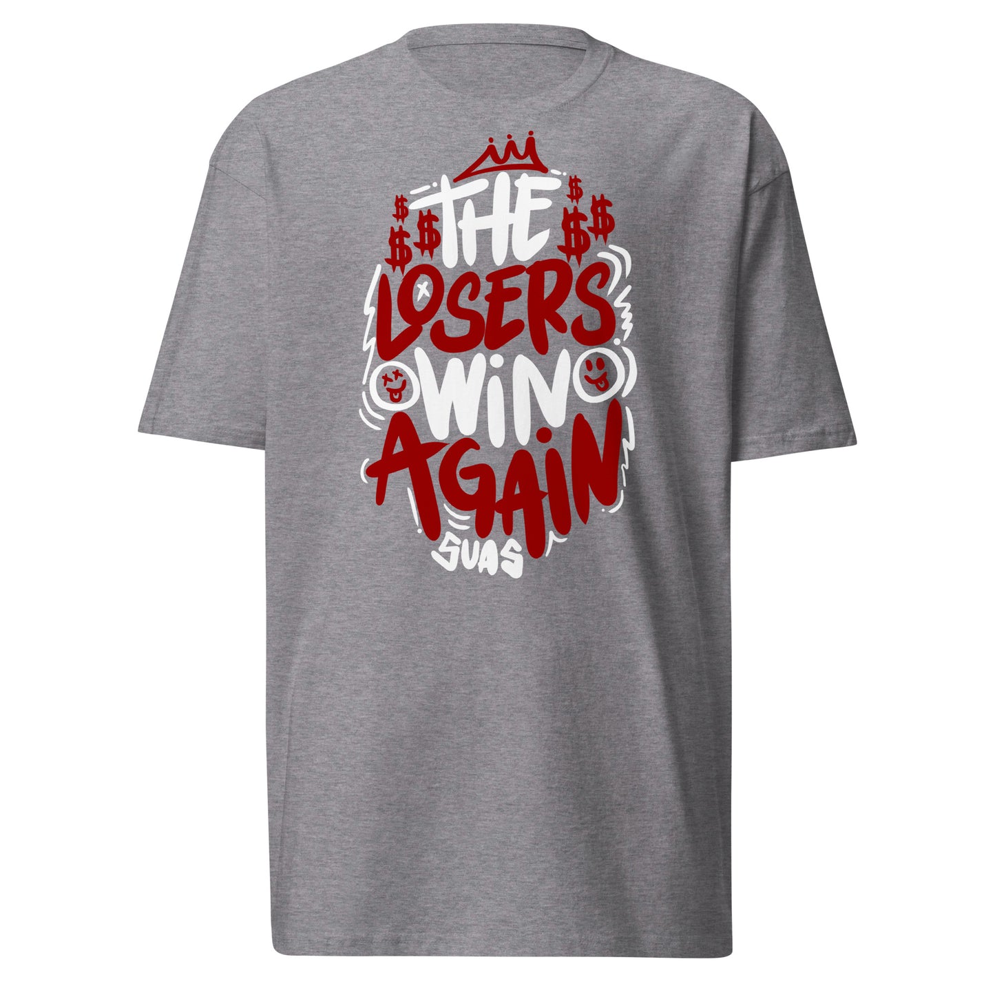 Red Losers Win Premium Tee