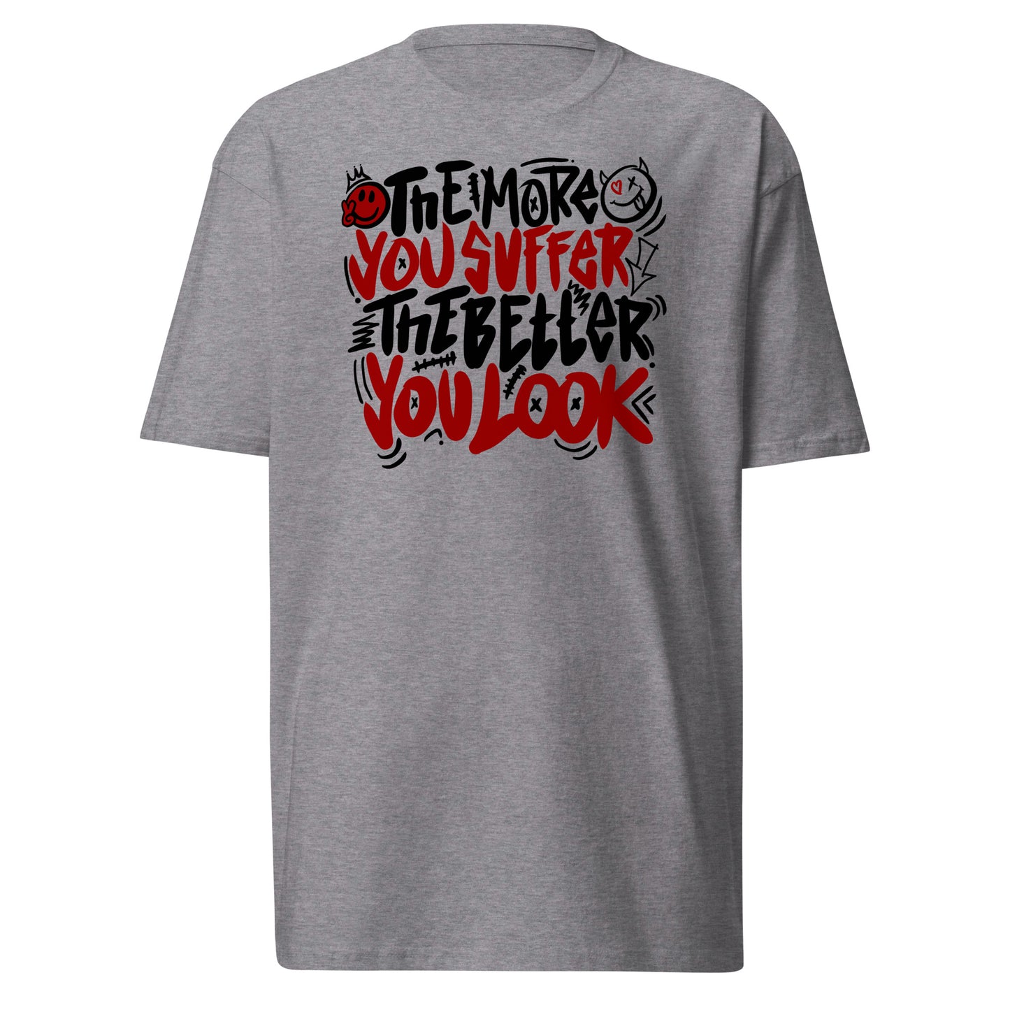 Red Just Suffer II Premium Tee