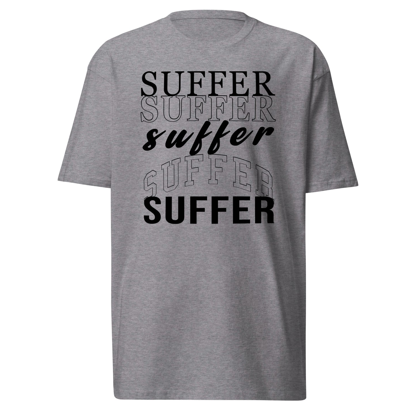 Blk Suffer Stack 1 Premium Tee