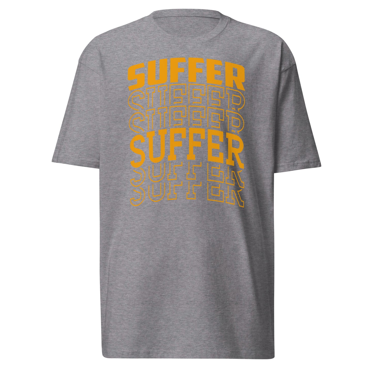 Yellow Suffer Stack Premium Tee