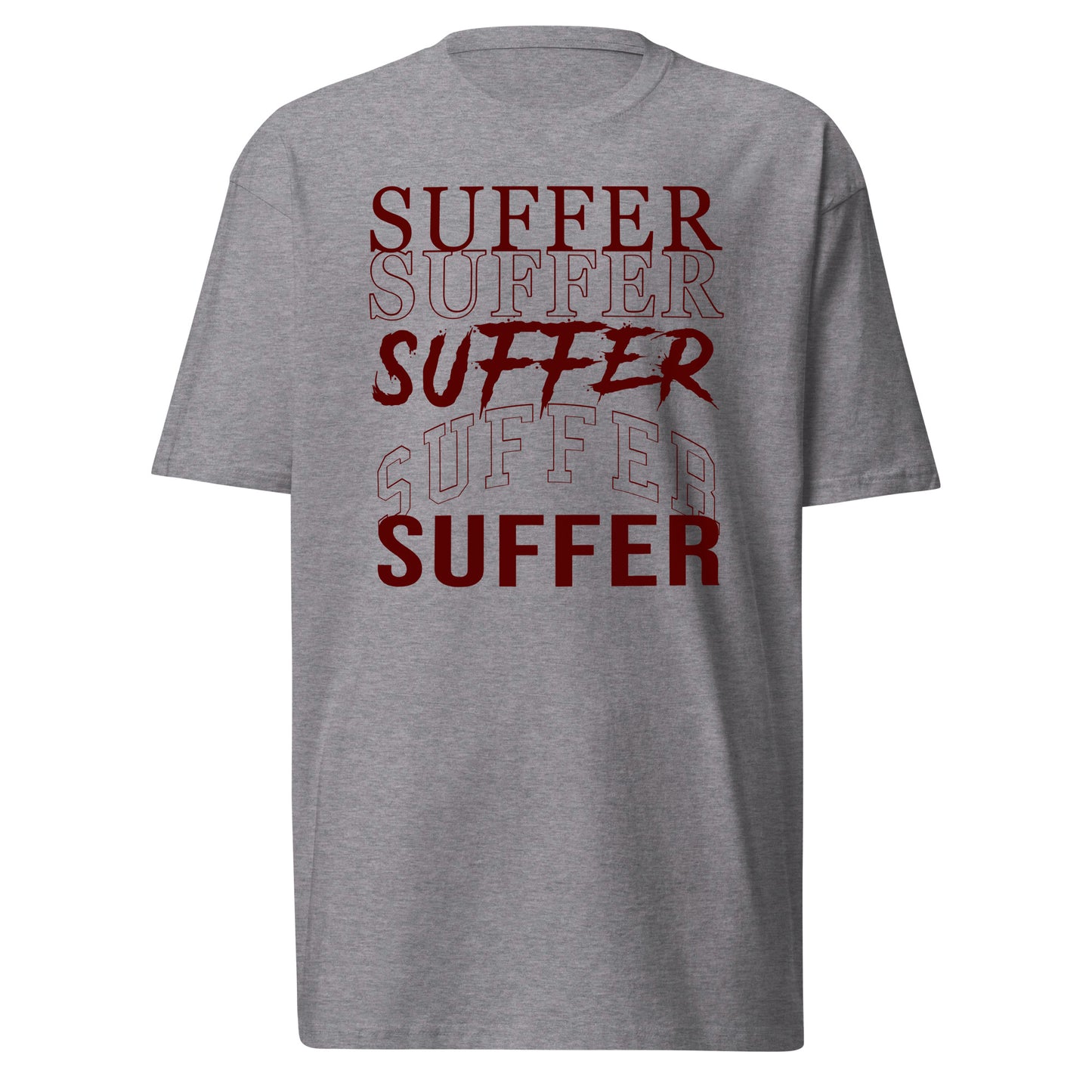 Red Suffer Stack 3 Premium Tee