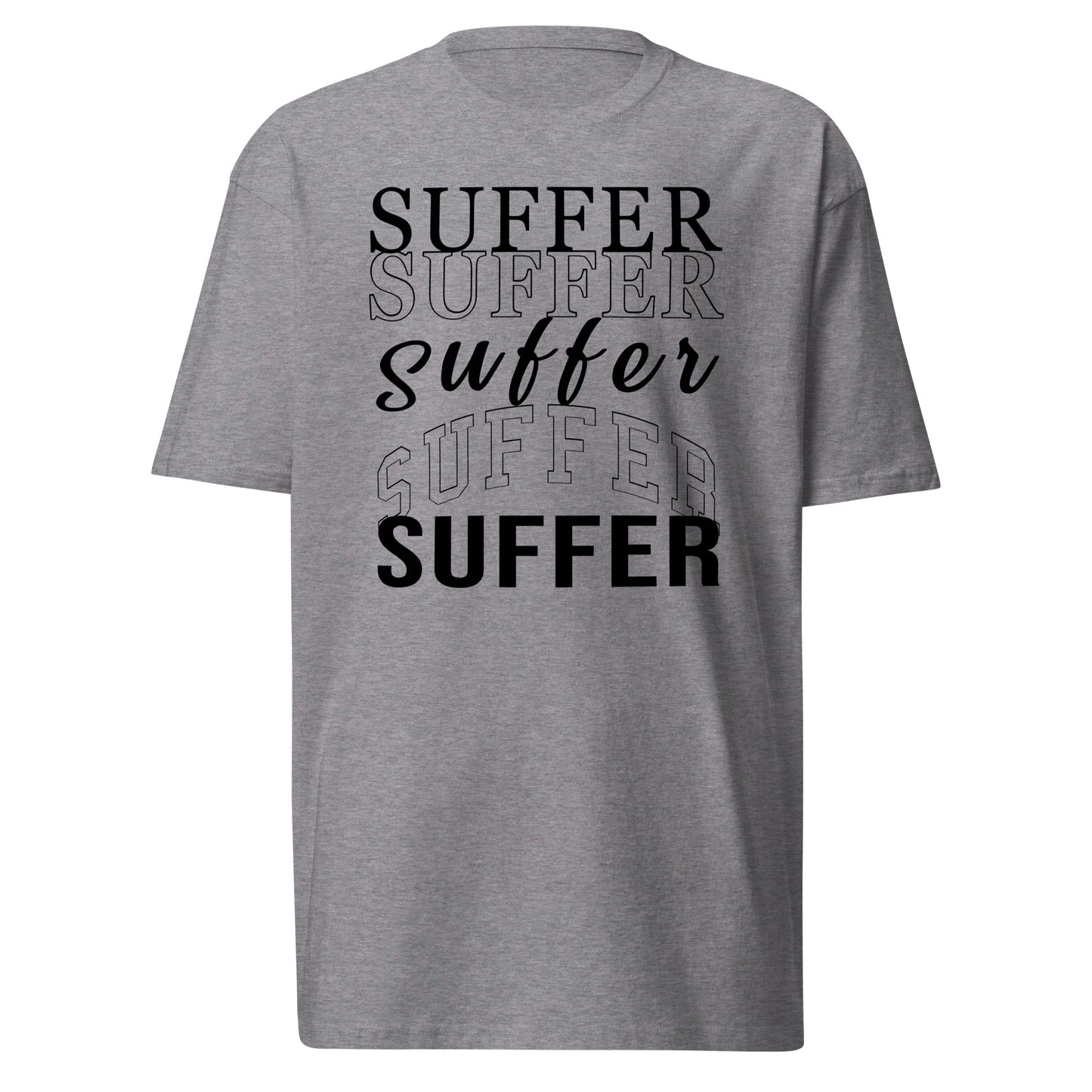 Blk Suffer Stack 6 Premium Tee