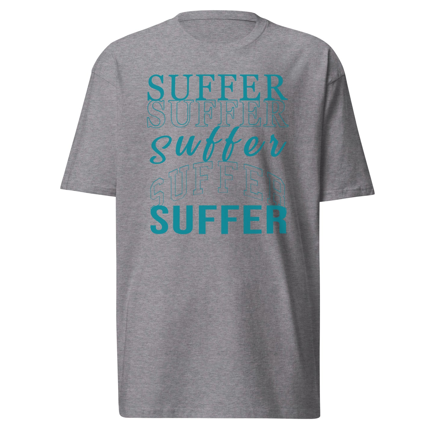 Teal Suffer Stack 6 Premium Tee