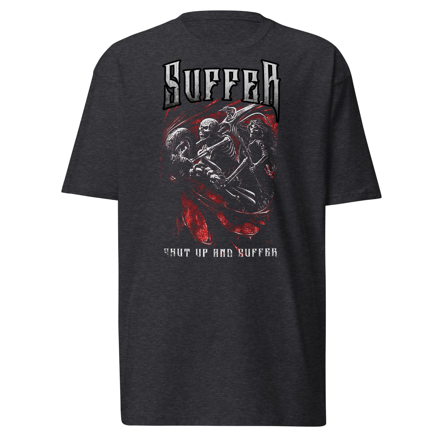 Red Suffer Grim Bike Premium Tee