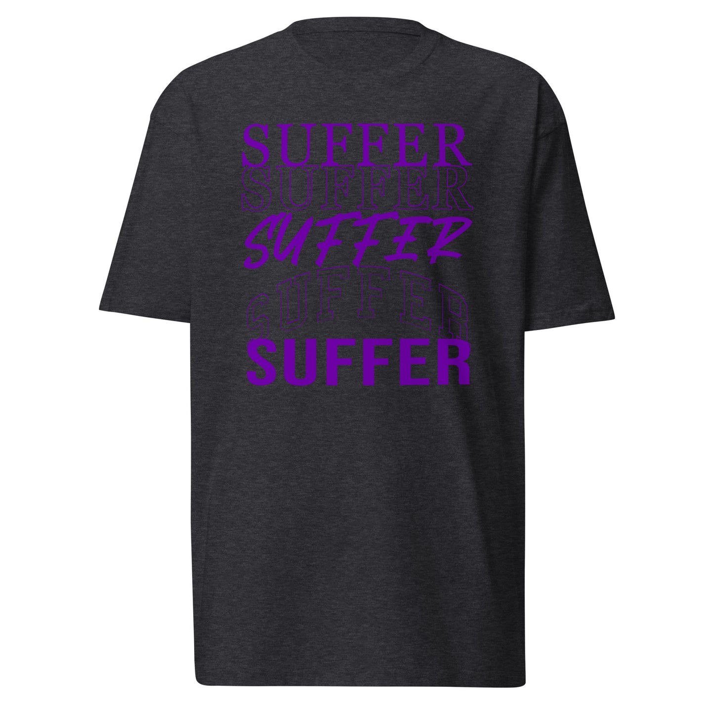 Purple Suffer Stack 2 Premium Tee