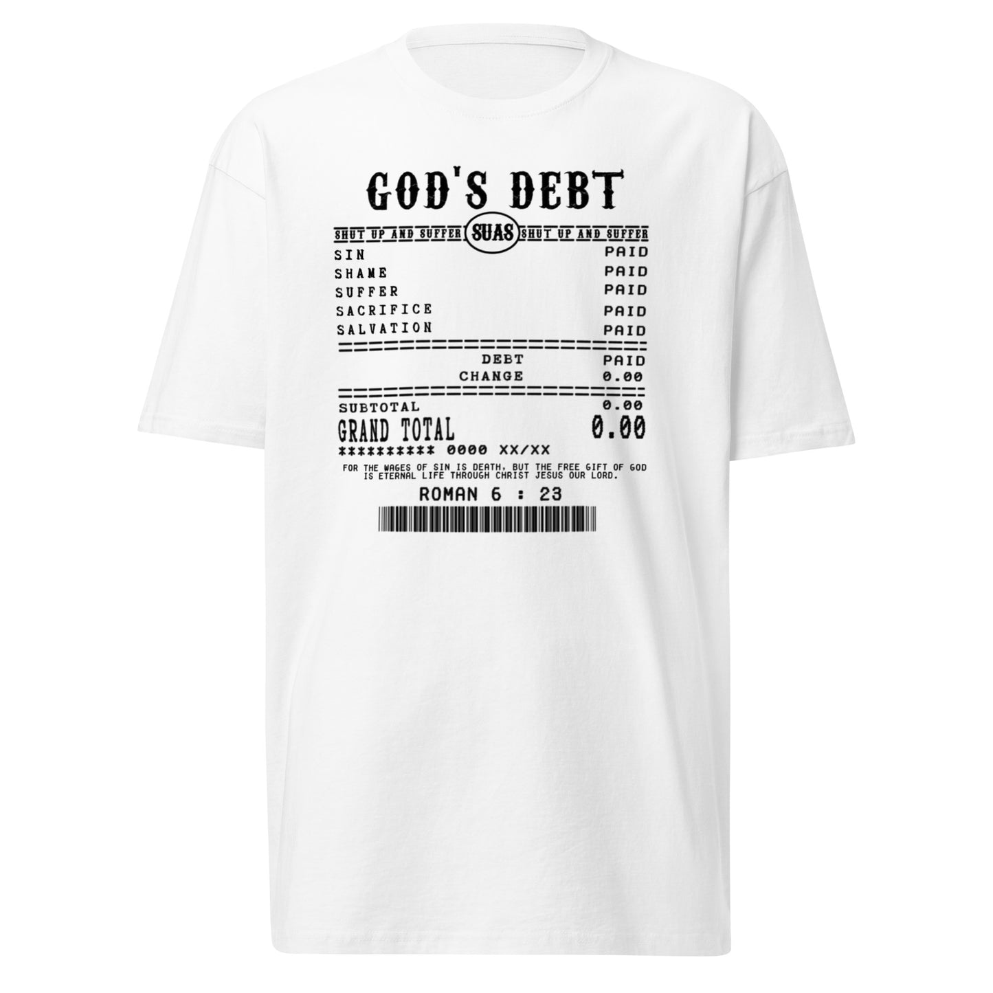 God's Debt II Premium Tee